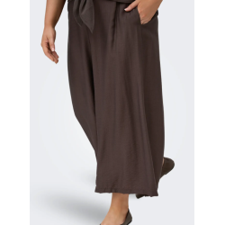 ONLY CARMAKOMA  Joanna Wide Bukser - Chocolate Martini