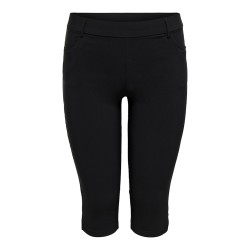 ONLY CARMAKOMA Gabby knæbukser - Sort