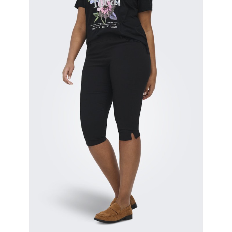 ONLY CARMAKOMA Gabby knæbukser - Sort