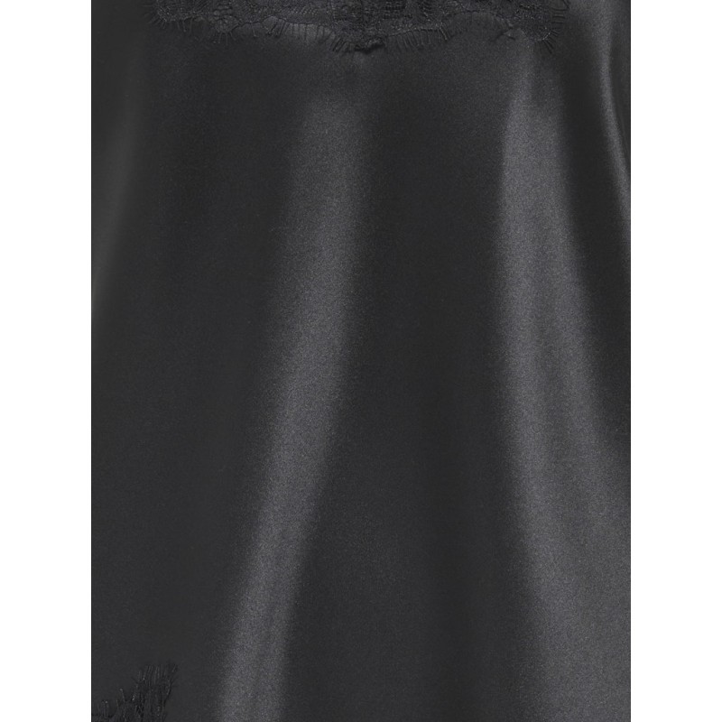 ONLY Bella Strop satin Blonde Top - Sort