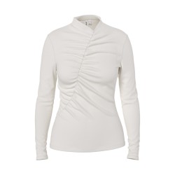 HYPEDROP Frida langærmet bluse - Cloud Dancer