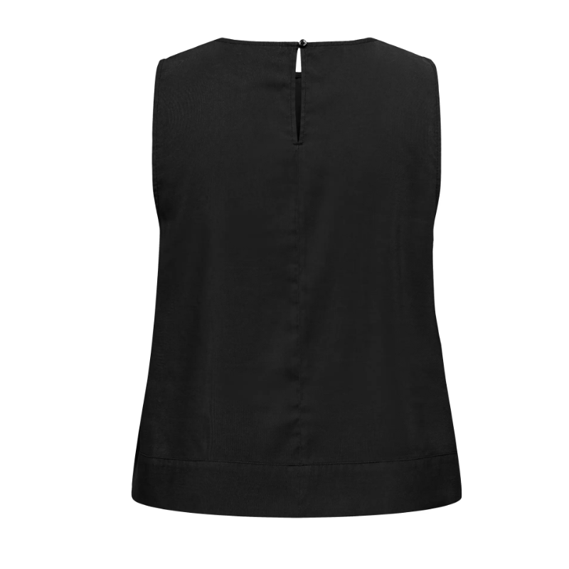 ONLY CARMAKOMA Doris kortærmet top - Black
