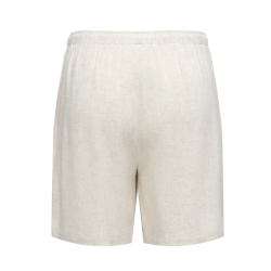 ONLY CARMAKOMA Siesta hør shorts - Moonbeam