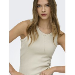 ONLY Val 2-Way Tank Top - Pumice Stone