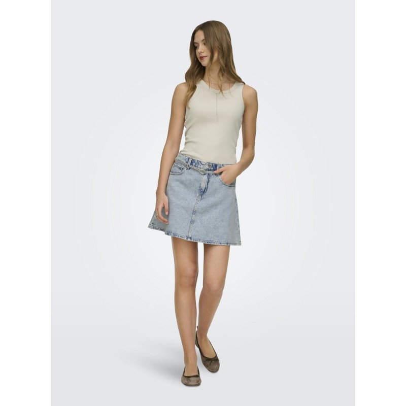 ONLY Val 2-Way Tank Top - Pumice Stone