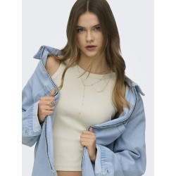 ONLY Val 2-Way Tank Top - Pumice Stone