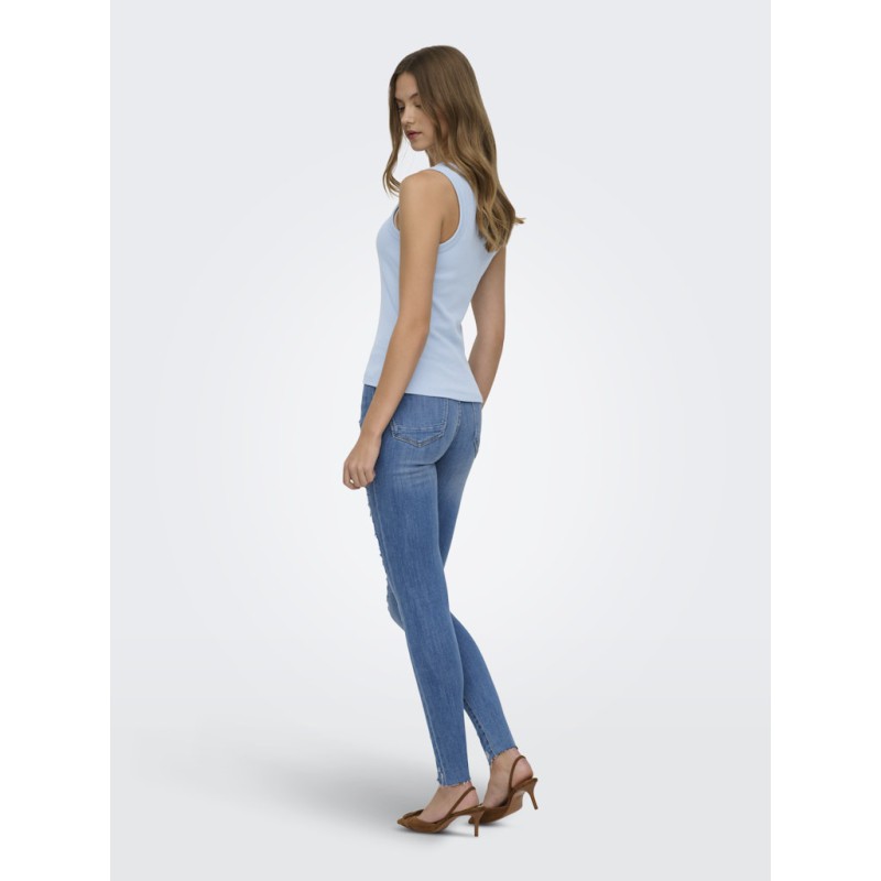 ONLY Val 2-Way Tank Top - Soft Chambray