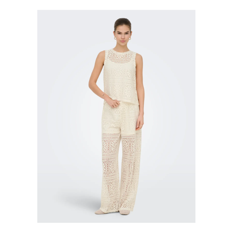 ONLY Lian blonde bukser - Birch