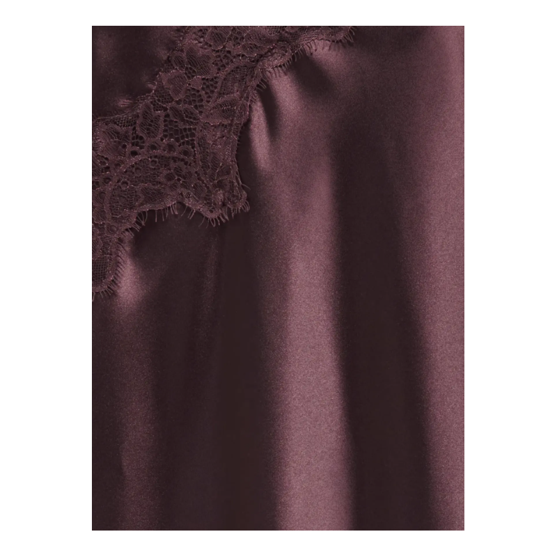 ONLY Bella Strop satin blonde kjole - Chocolate torte