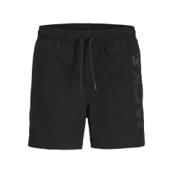 JACK & JONES JUNIOR Maui wave logo badeshorts - Black