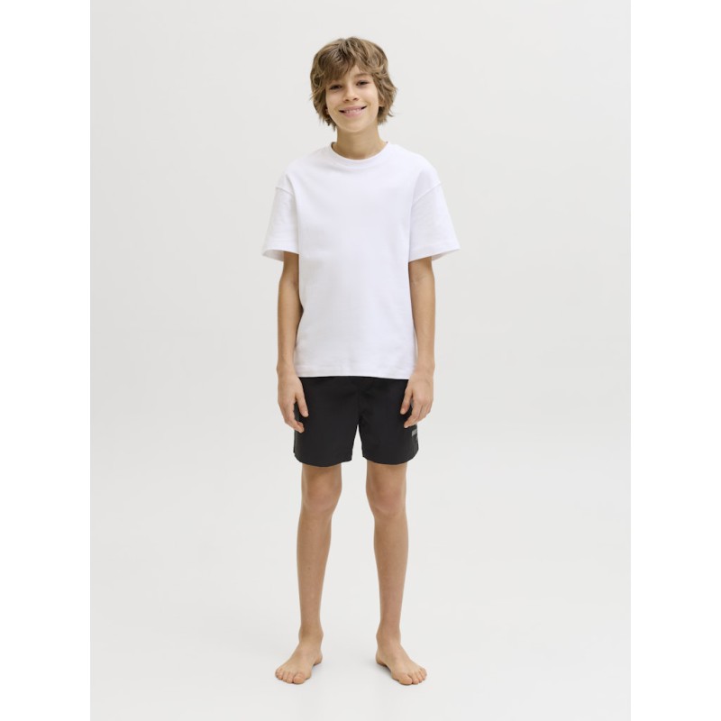 JACK & JONES JUNIOR Maui wave logo badeshorts - Black