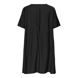 ONLY CARMAKOMA Johanna kortærmet kjole - Black