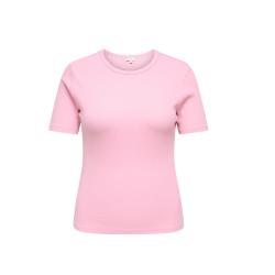 ONLY CARMAKOMA kortærmet t-shirt - Romance Rose
