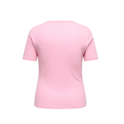 ONLY CARMAKOMA kortærmet t-shirt - Romance Rose