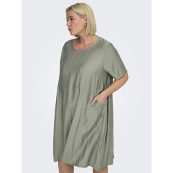 ONLY CARMAKOMA Johanna kortærmet kjole - Mermaid