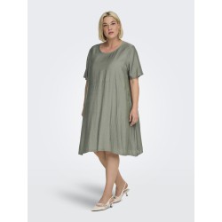 ONLY CARMAKOMA Johanna kortærmet kjole - Mermaid