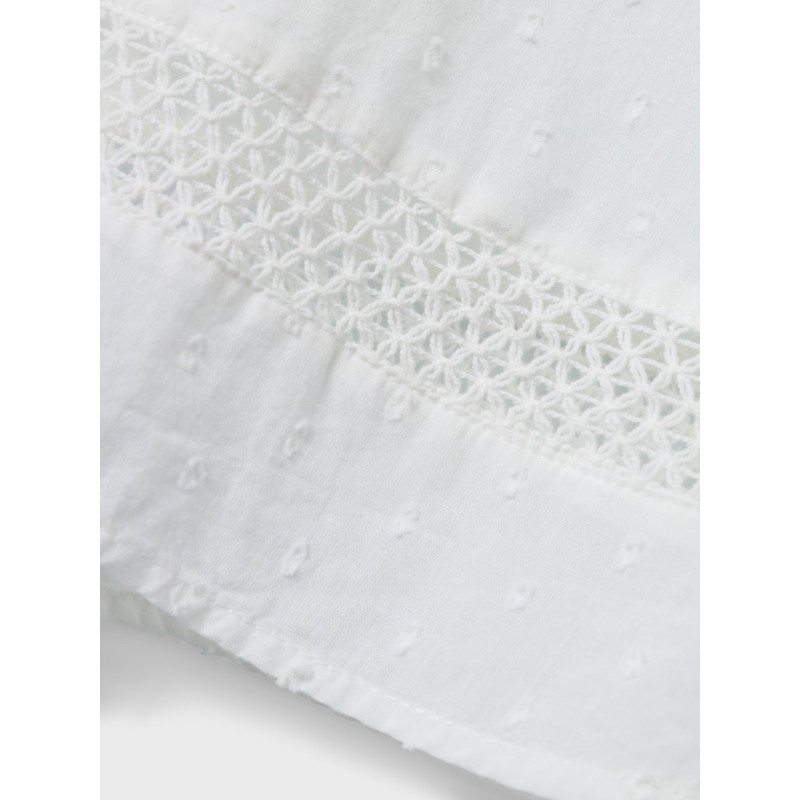 NAME IT KIDS Faride kortærmet top - Bright white