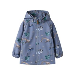 NAME IT Mini Alfa08 Softshell Jakke - Flint Stone