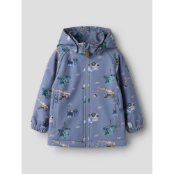 NAME IT Mini Alfa08 Softshell Jakke - Flint Stone