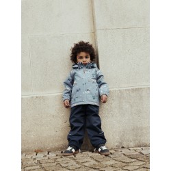 NAME IT Mini Alfa08 Softshell Jakke - Flint Stone