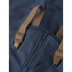 NAME IT Mini Alfa08 Softshell Bib Bukser - Dark Sapphire