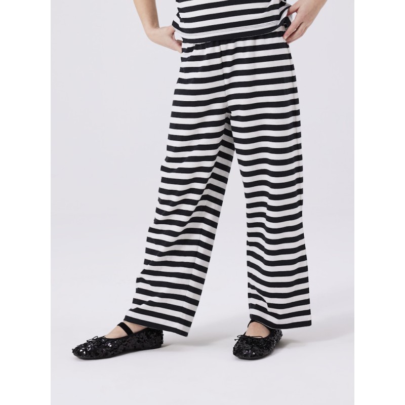 NAME IT Kids Hofia Brede Bukser - Black Oyster