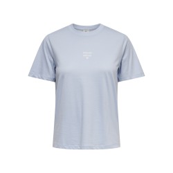 JDY May Pisa Kortærmet Print T-shirt - Kentucky Blue