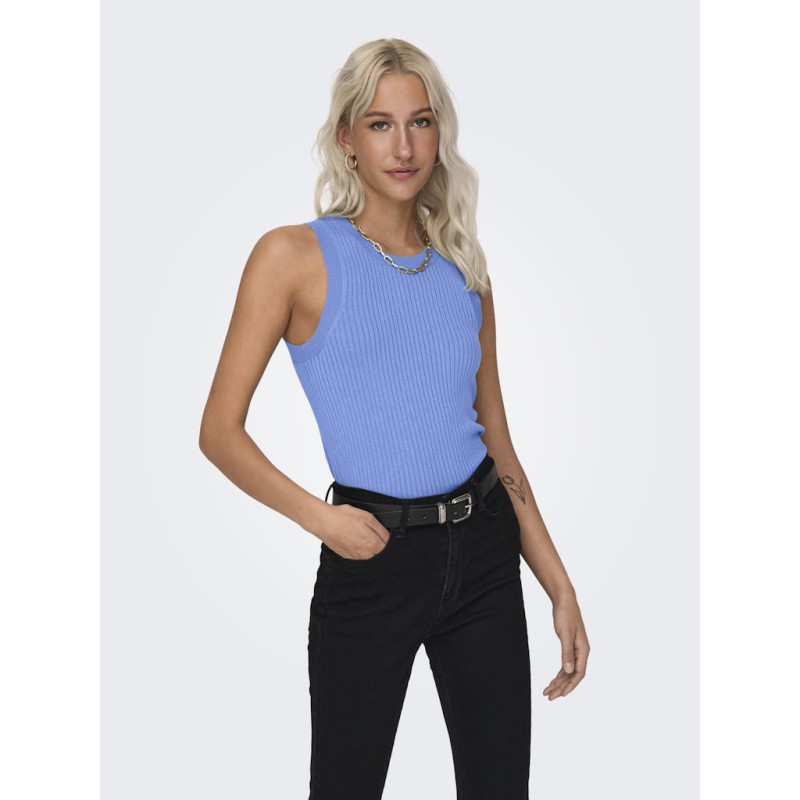 JDY Aya Strikket Tank Top - Ultramarine