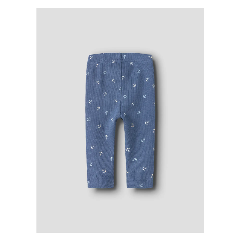 NAME IT baby Anchor Long John Leggings - Vintage Indigo