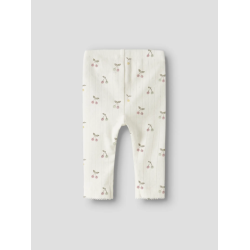 NAME IT Baby FiCherry Leggings - Cloud Dancer
