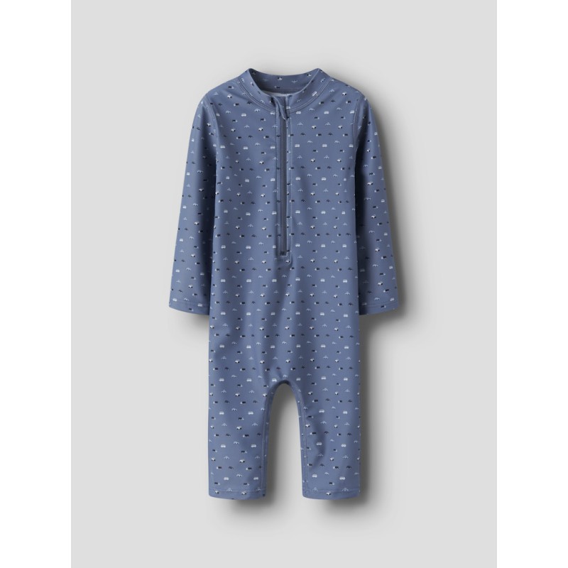 NAME IT Mini Zippo 3/4 UV Badedragt - Vintage Indigo