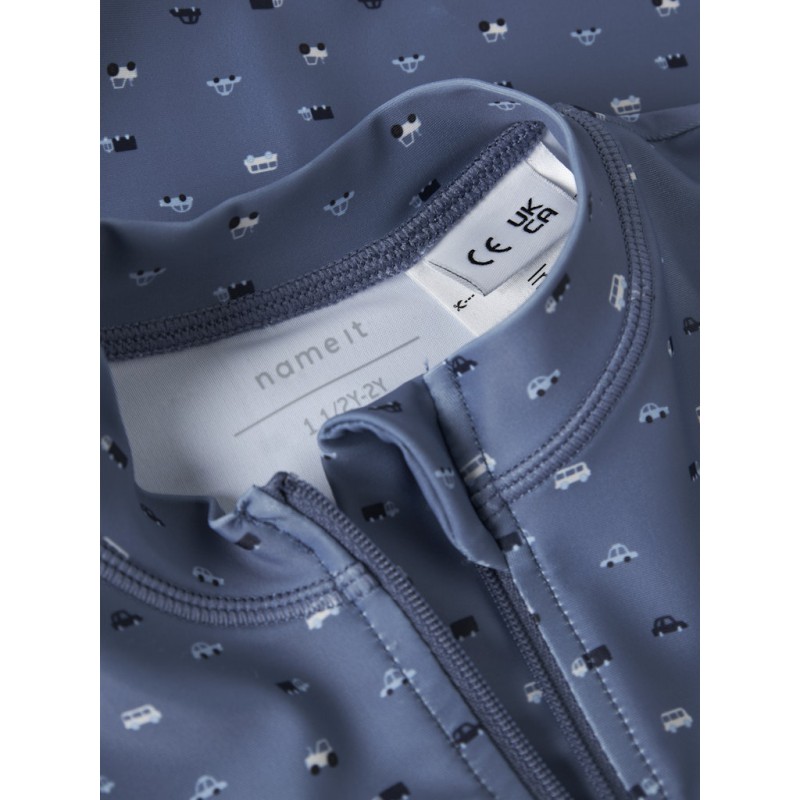 NAME IT Mini Zippo 3/4 UV Badedragt - Vintage Indigo