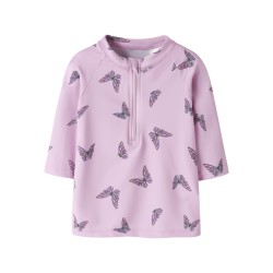 NAME IT Mini Zippa 3/4 UV Svømme Bluse - Pirouette
