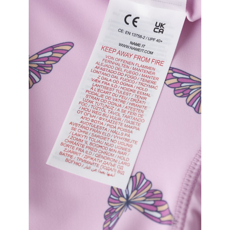 NAME IT Mini Zippa 3/4 UV Badedragt - Pirouette