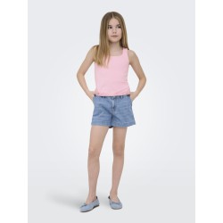 KIDS ONLY Comet Mid Brede Shorts - Light Blue Denim