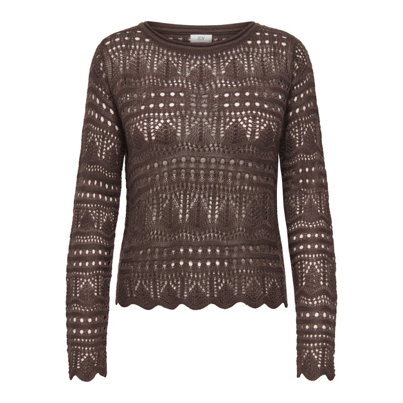 JDY Sun Lay Strik Pullover - Chicory Coffee