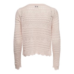 JDY Sun Lay Strik Pullover - Pink Dogwood