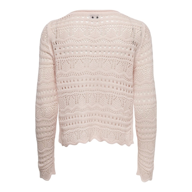 JDY Sun Lay Strik Pullover - Pink Dogwood