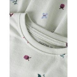 NAME IT MINI Vigga Capsl Kjole - Pale Aqua / Fairy Garden