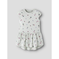 NAME IT MINI Vigga Capsl Kjole - Pale Aqua / Fairy Garden