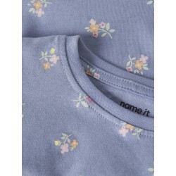 NAME IT MINI Vigga Capsl Kjole - Purple Impression / Flower Bundle