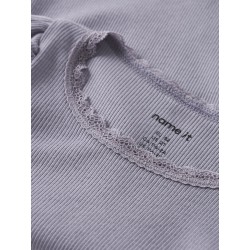 NAME IT MINI Kab Top - Lavender Gray