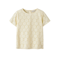 NAME IT Kids Fetille S/S Top - Pear Sorbet