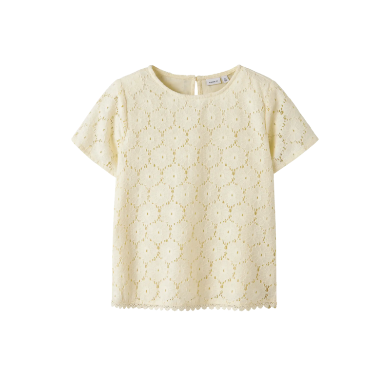 NAME IT Kids Fetille S/S Top - Pear Sorbet