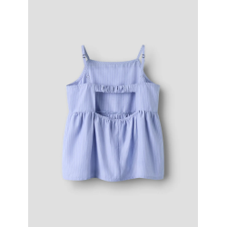 NAME IT Kids Floritta Strop Top - Purple Impression