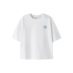 NAME IT Kids Darmilla S/S Relaxed T-shirt - Bright White