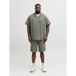 JACK& JONES Plus Jaiden Tyson Jogger Shorts - Vetiver