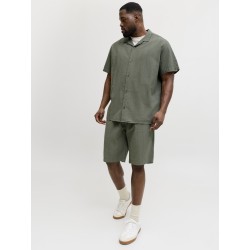 JACK& JONES Plus Jaiden Tyson Jogger Shorts - Vetiver