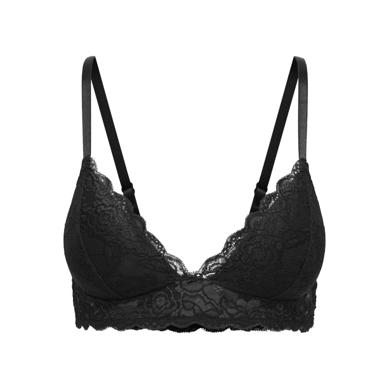 ONLY Chloe Blonde Paddet Bralette - Sort
