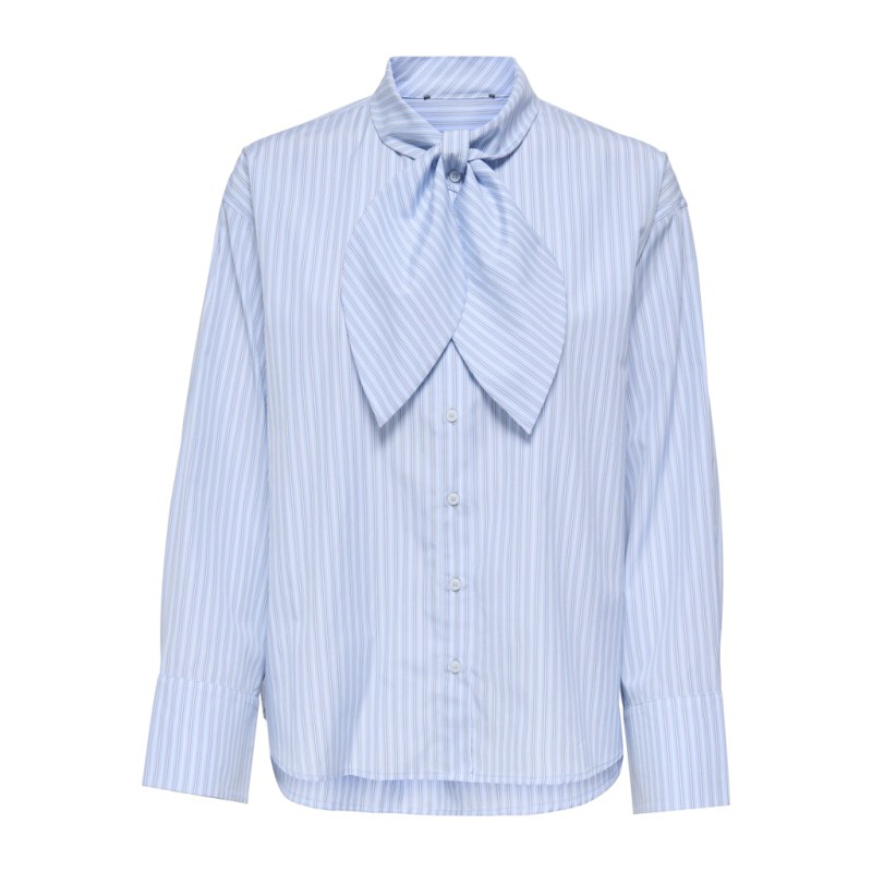 ONLY Disako Langærmet Sløjfe Skjorte - Windsurfer